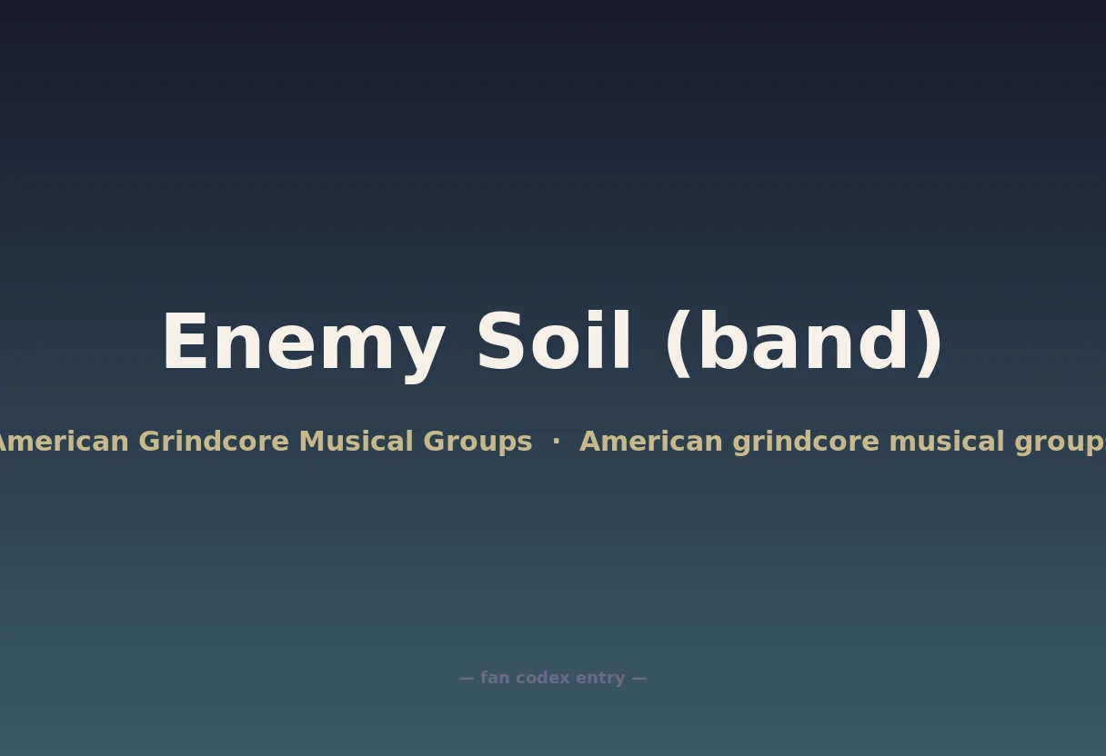 Enemy Soil (band)