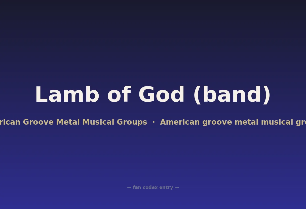Lamb of God (band)