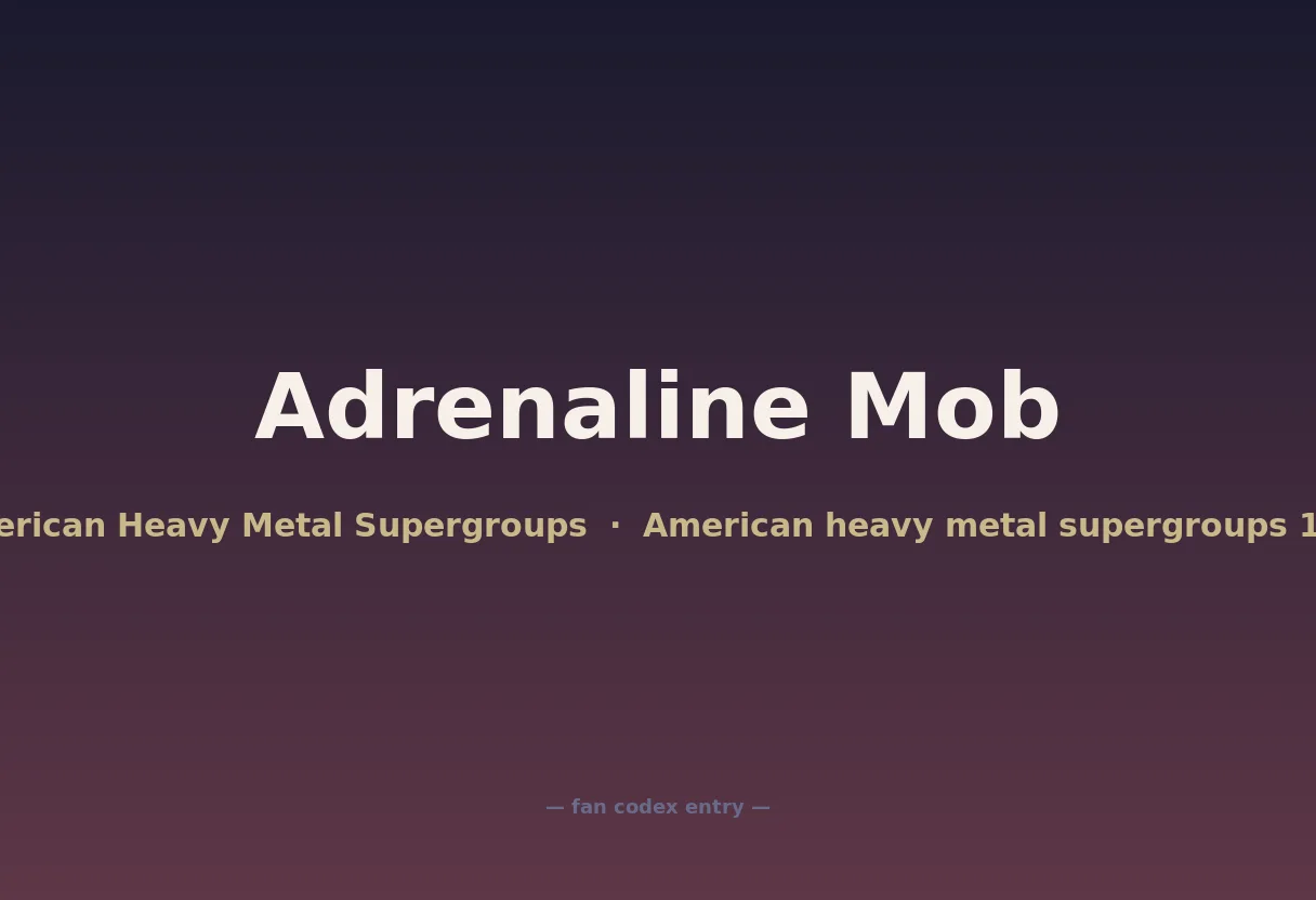 Adrenaline Mob