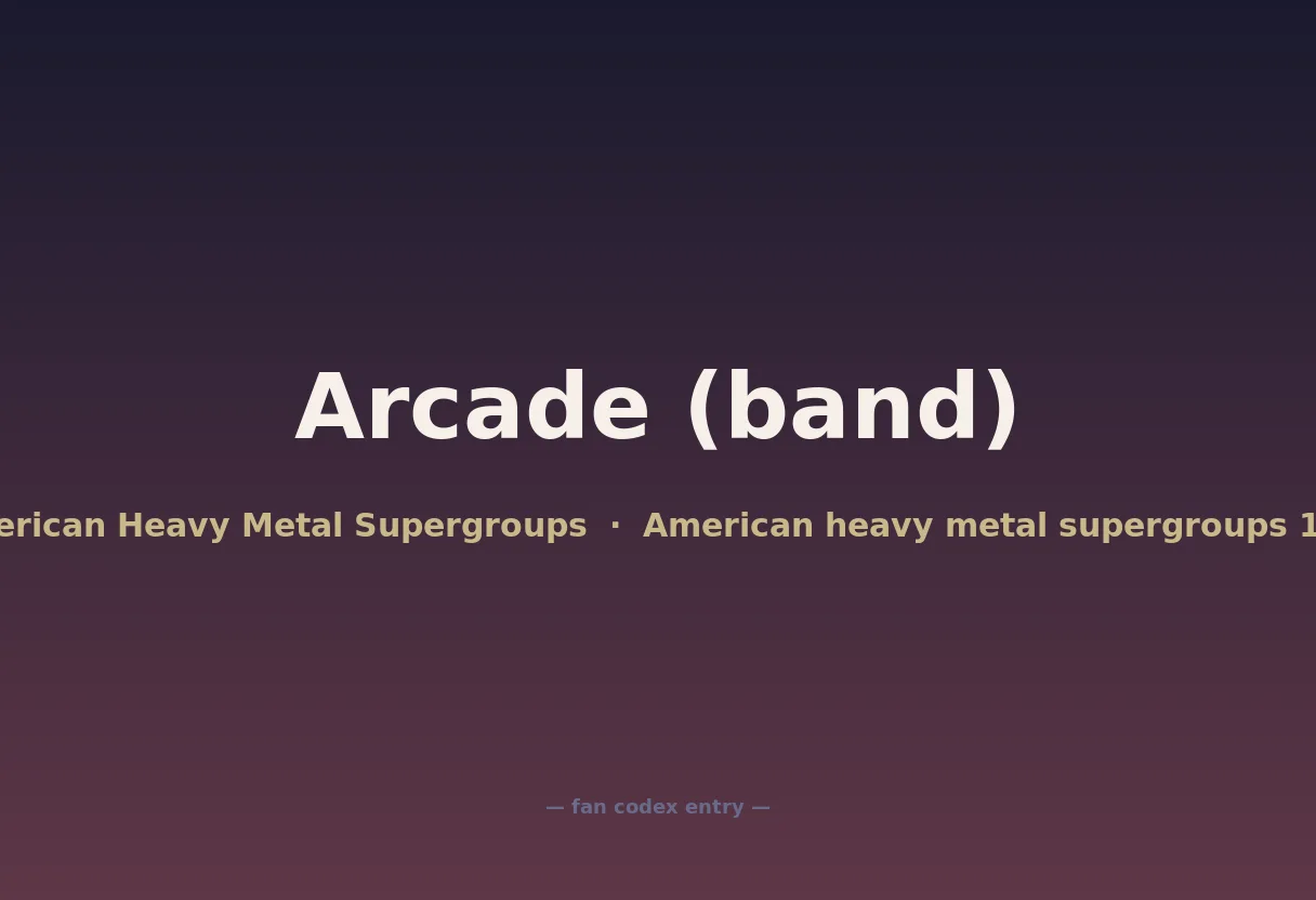 Arcade (band)