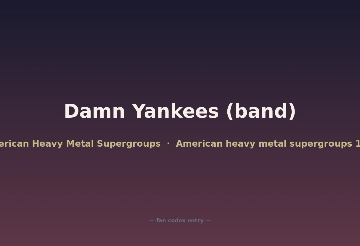 Damn Yankees (band)