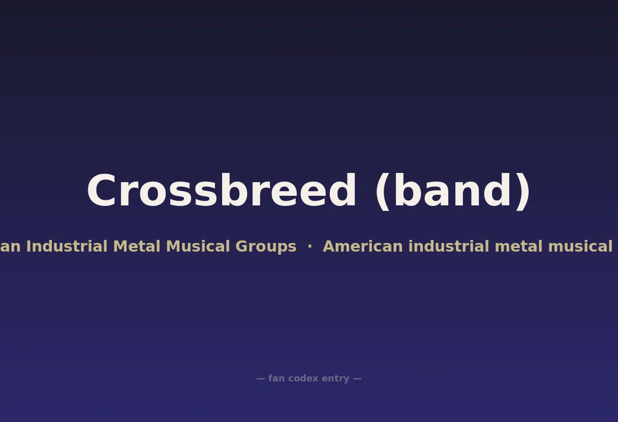 Crossbreed (band)