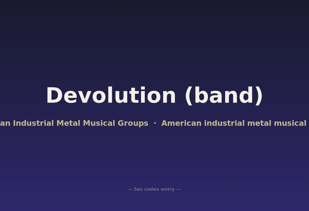 Devolution (band)