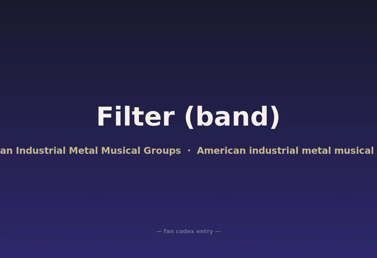 Filter (band)
