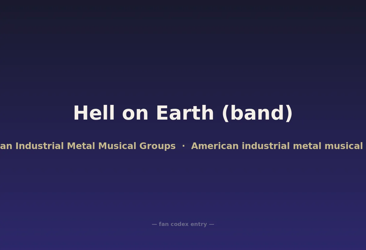 Hell on Earth (band)