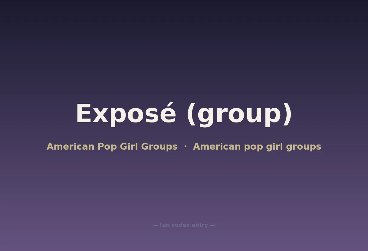 Exposé (group)