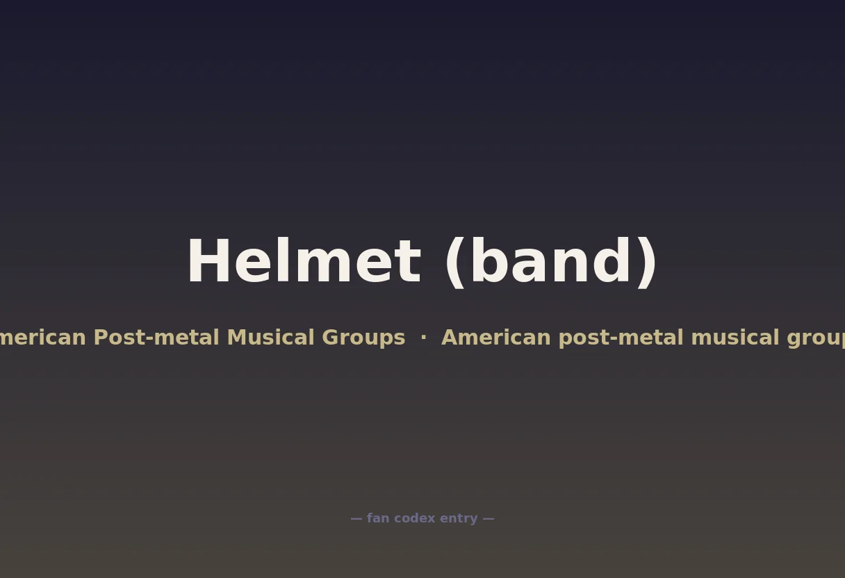 Helmet (band)