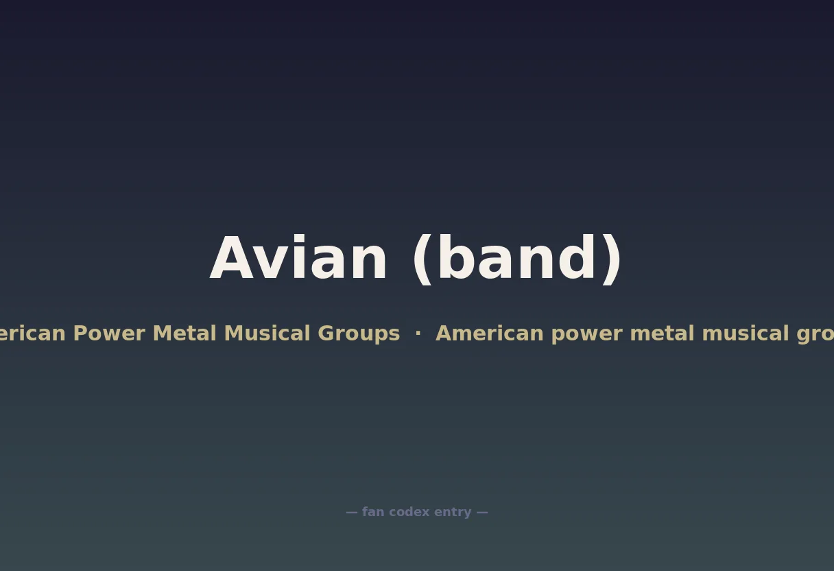 Avian (band)