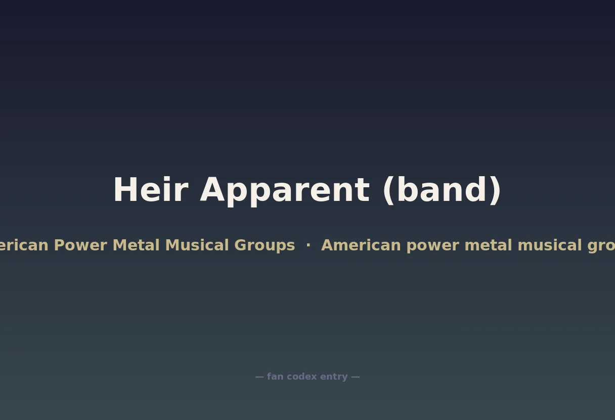 Heir Apparent (band)