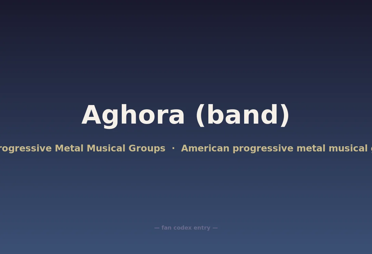Aghora (band)