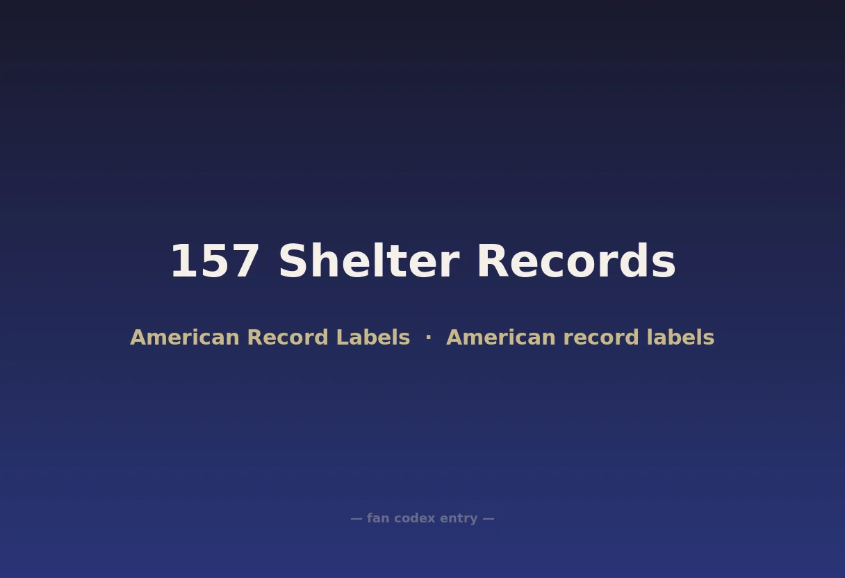 157 Shelter Records