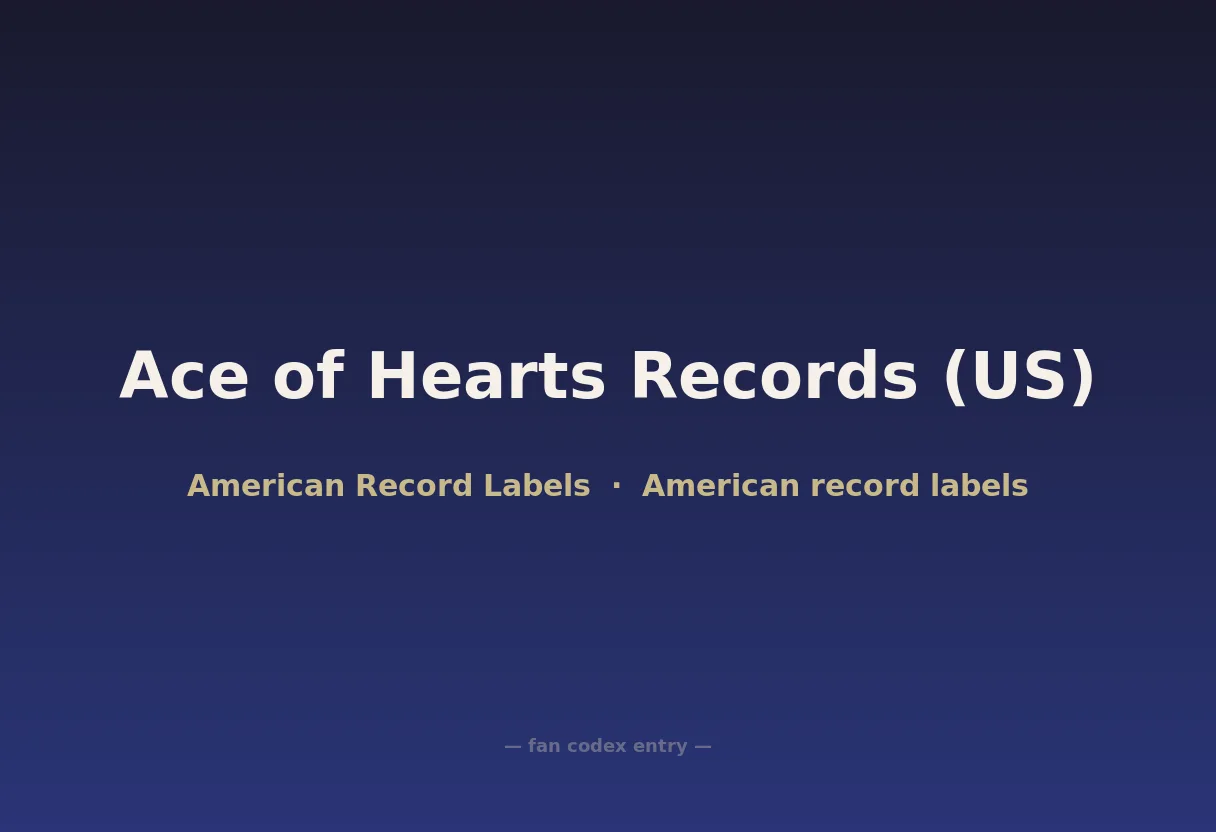 Ace of Hearts Records (US)
