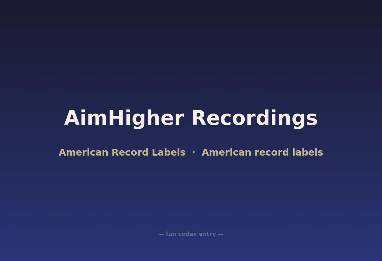 AimHigher Recordings