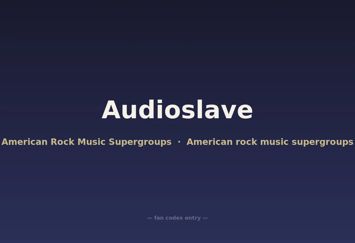 Audioslave