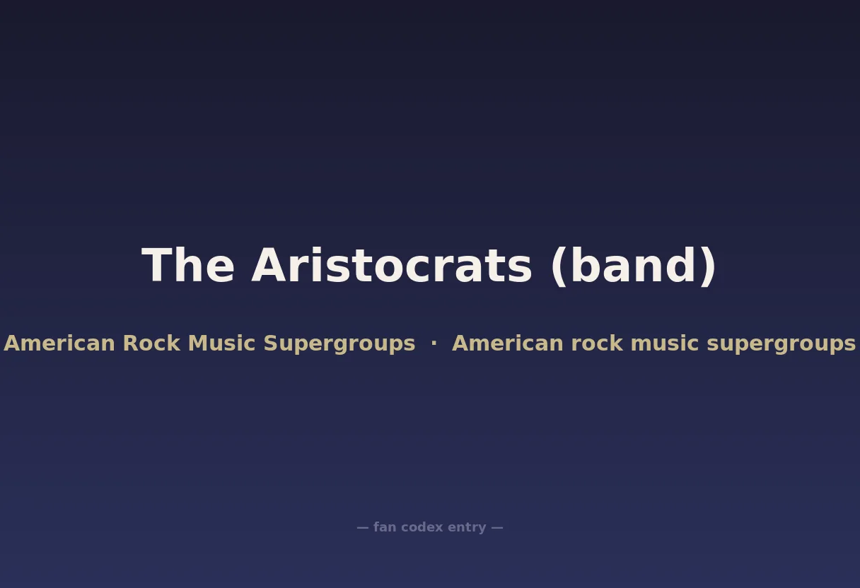 The Aristocrats (band)