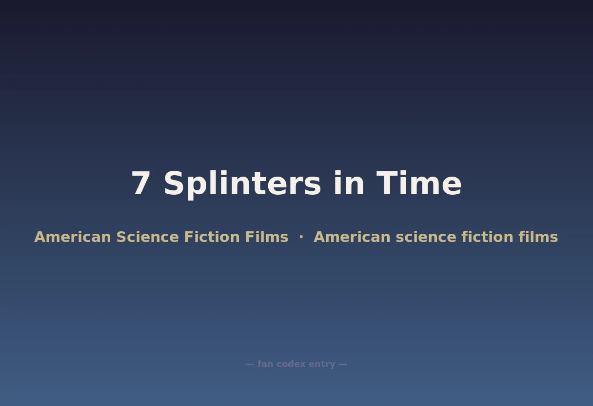 7 Splinters in Time