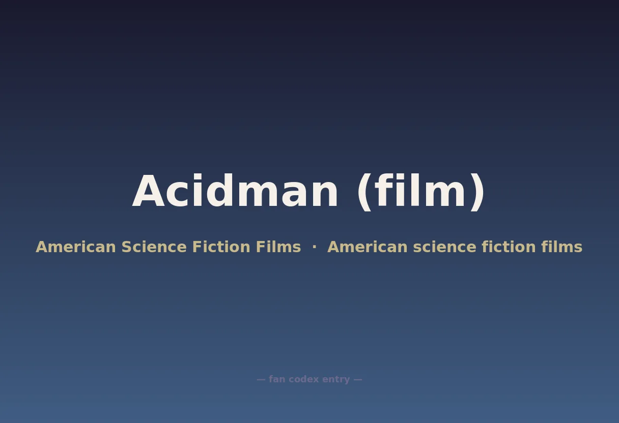 Acidman (film)