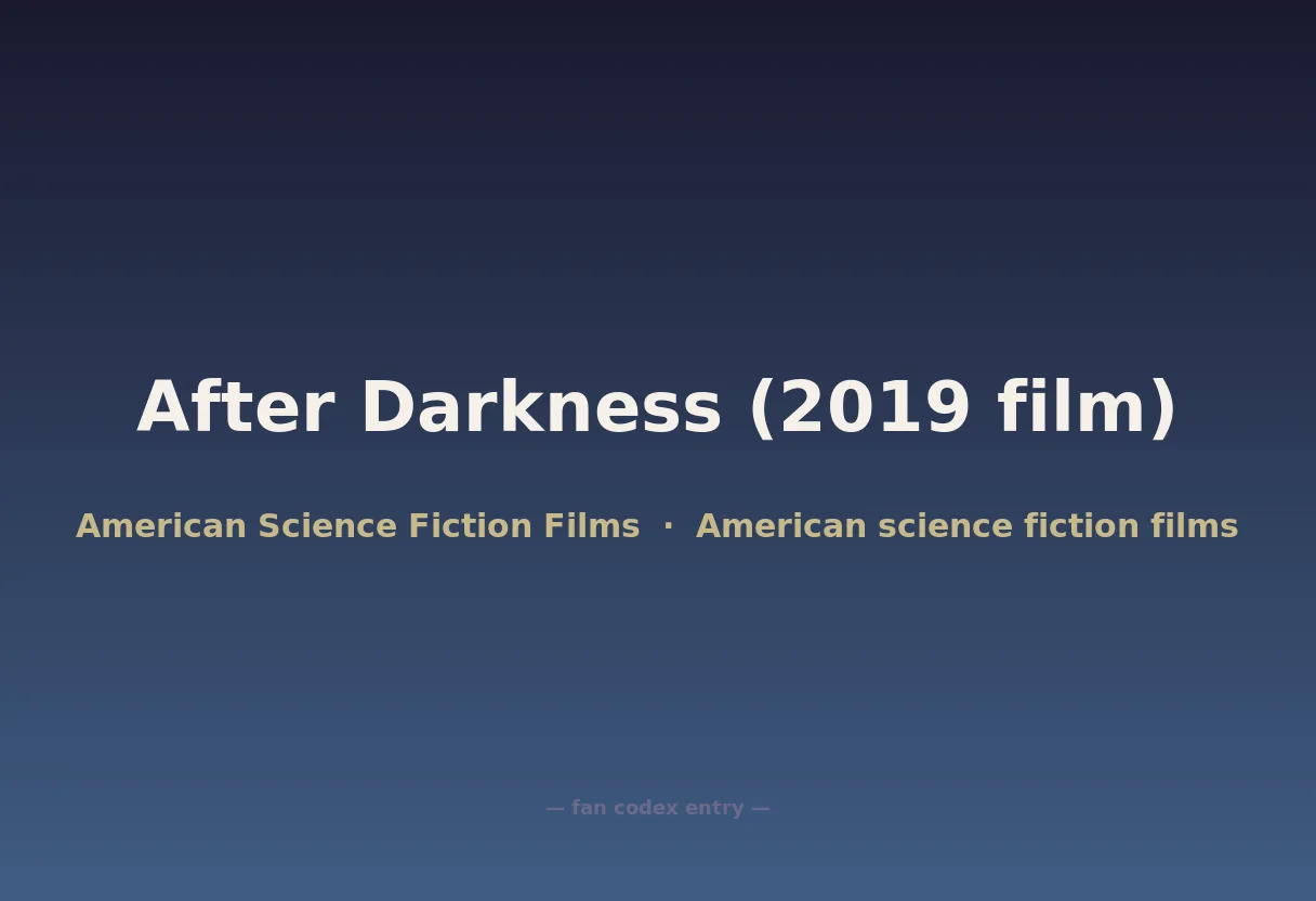 After Darkness (2019 film)