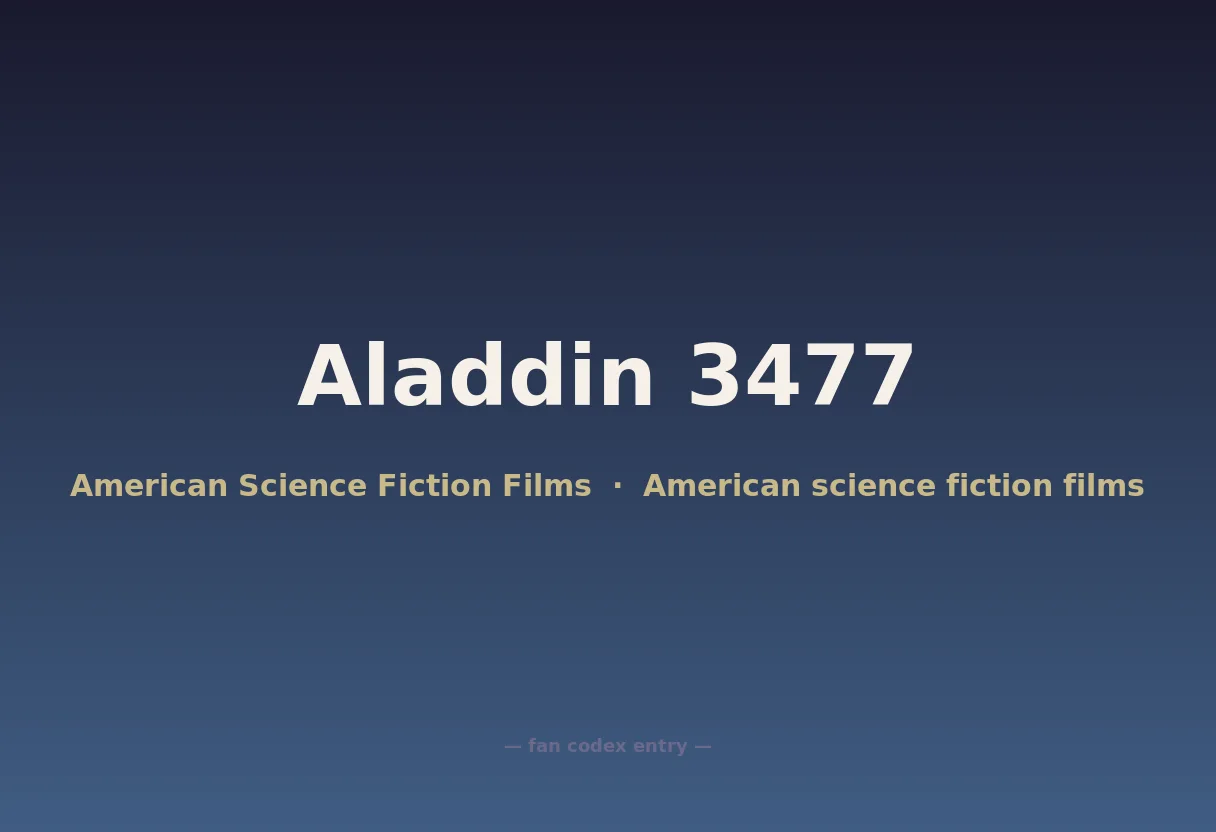 Aladdin 3477