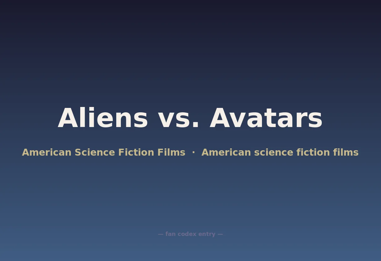 Aliens vs. Avatars