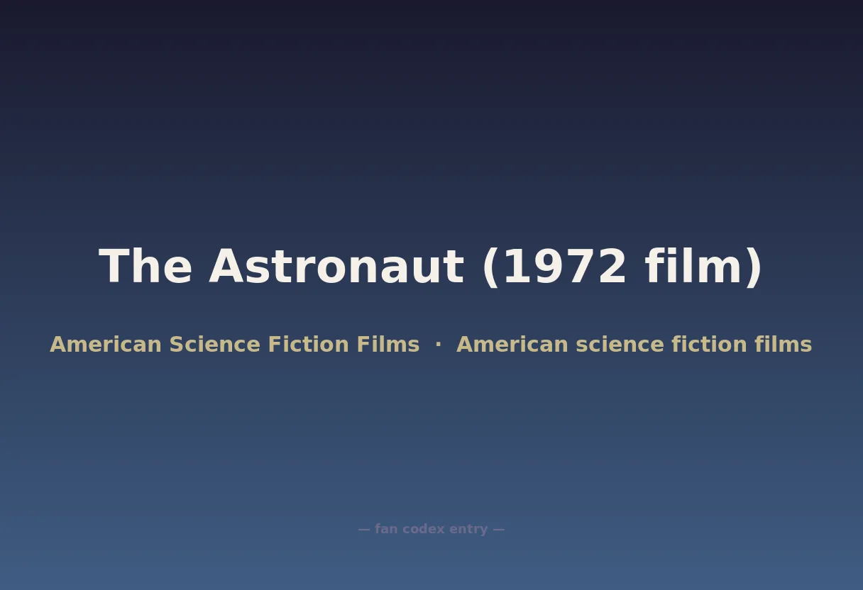 The Astronaut (1972 film)