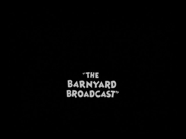 Back at the Barnyard