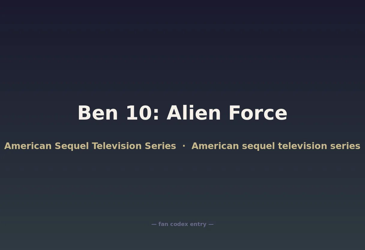Ben 10: Alien Force