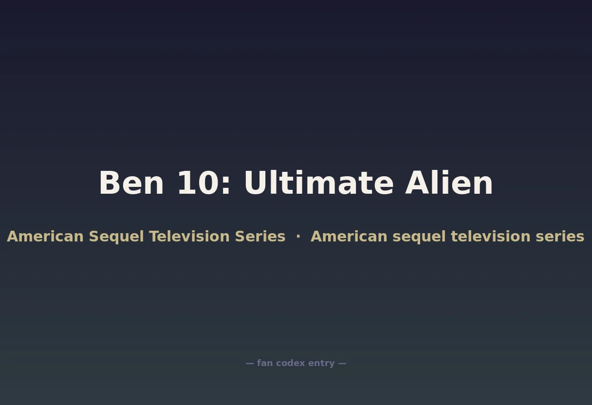 Ben 10: Ultimate Alien