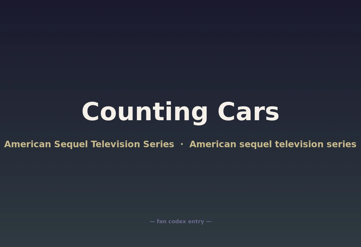 Counting Cars