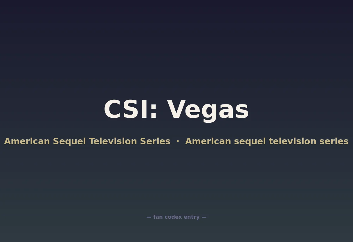 CSI: Vegas