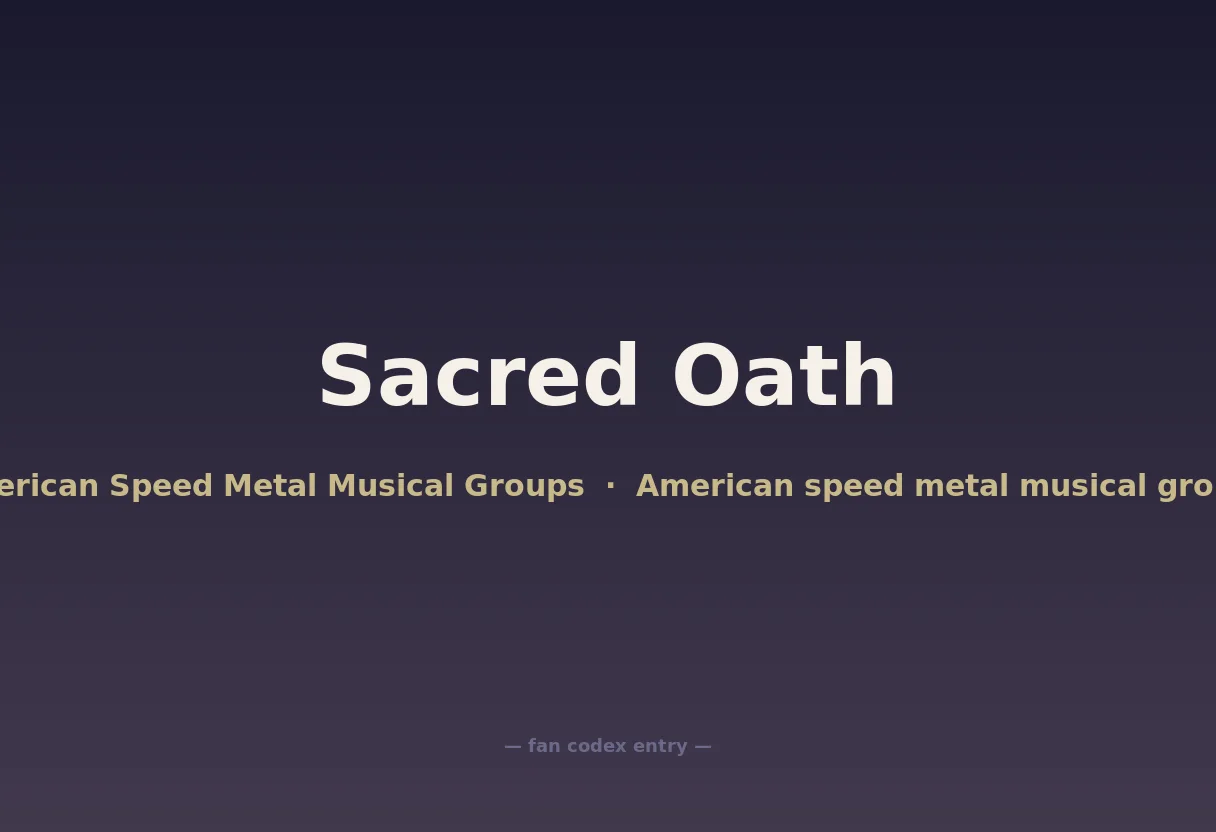 Sacred Oath