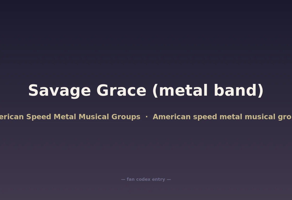 Savage Grace (metal band)
