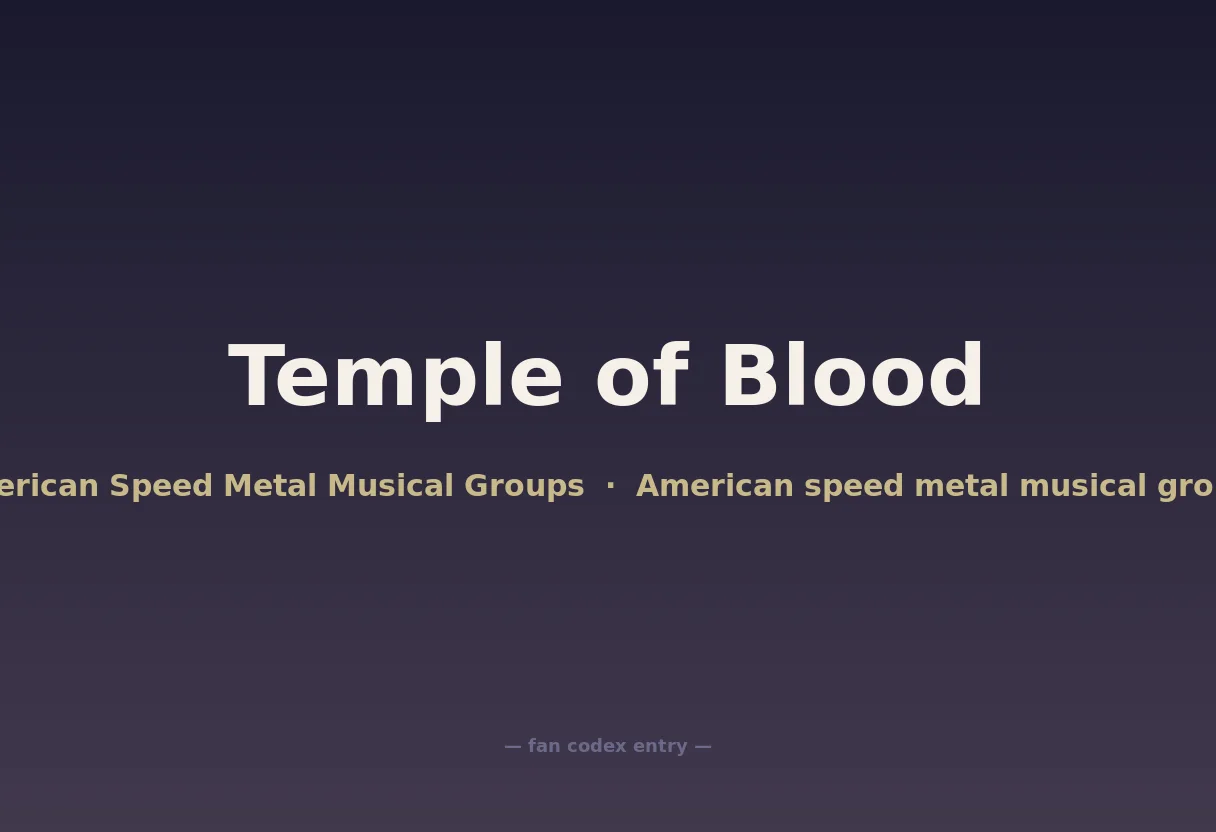 Temple of Blood