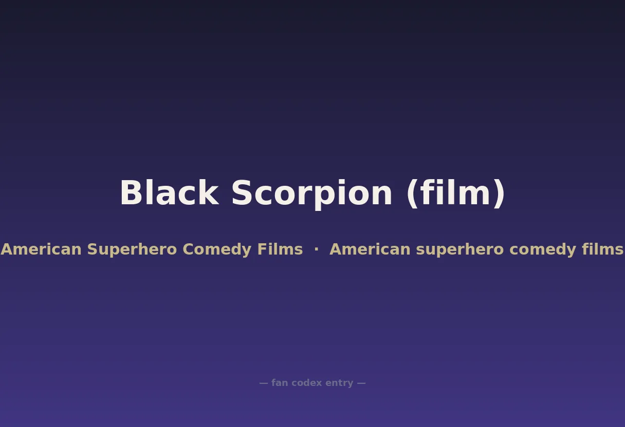 Black Scorpion (film)