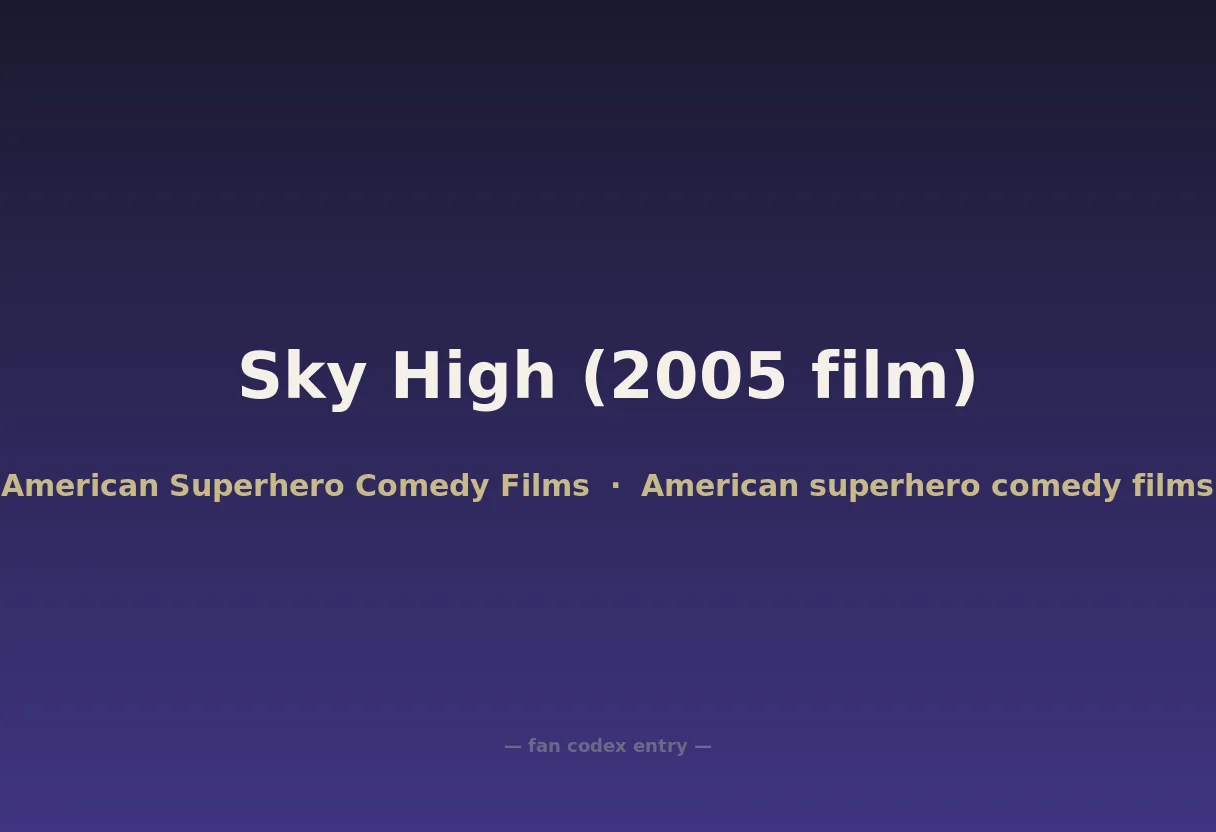 Sky High (2005 film)