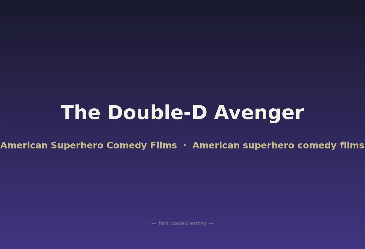 The Double-D Avenger