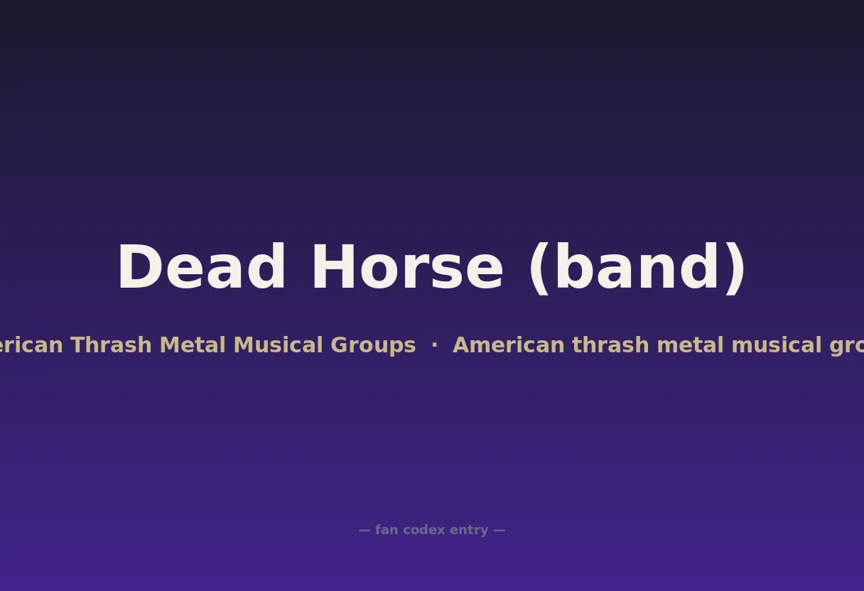 Dead Horse (band)