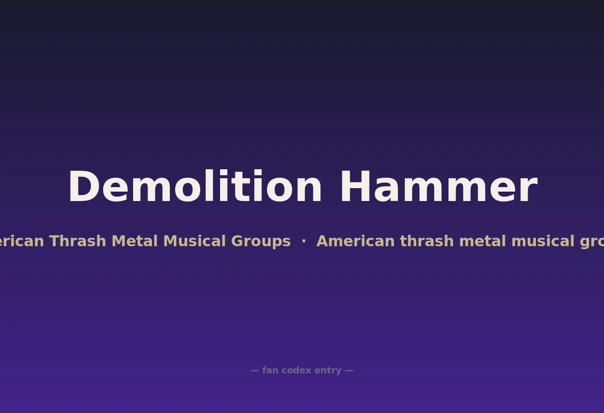 Demolition Hammer