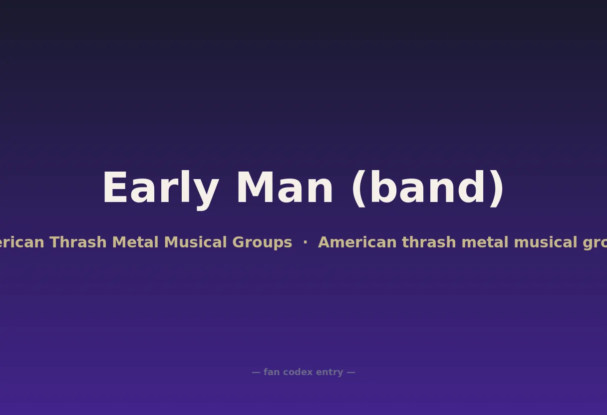 Early Man (band)