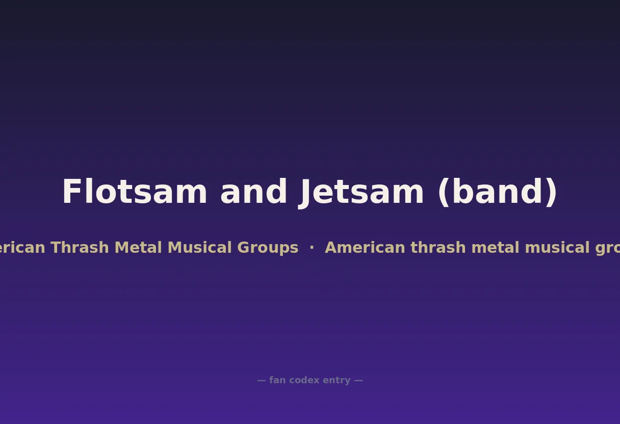 Flotsam and Jetsam (band)