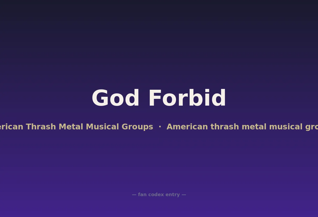 God Forbid