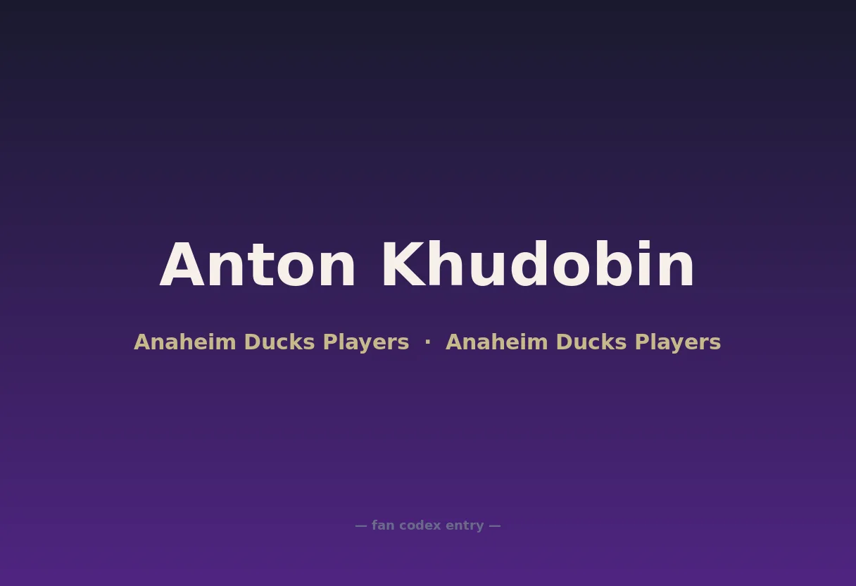 Anton Khudobin
