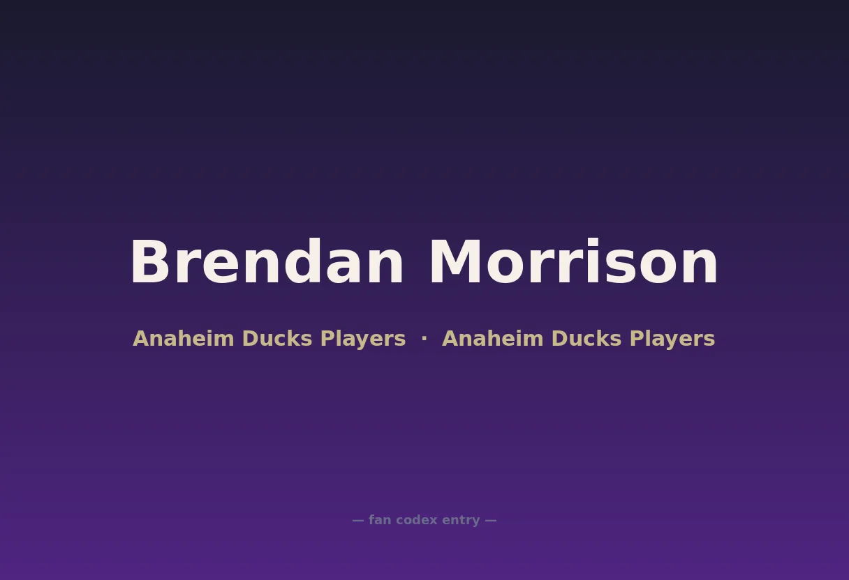 Brendan Morrison