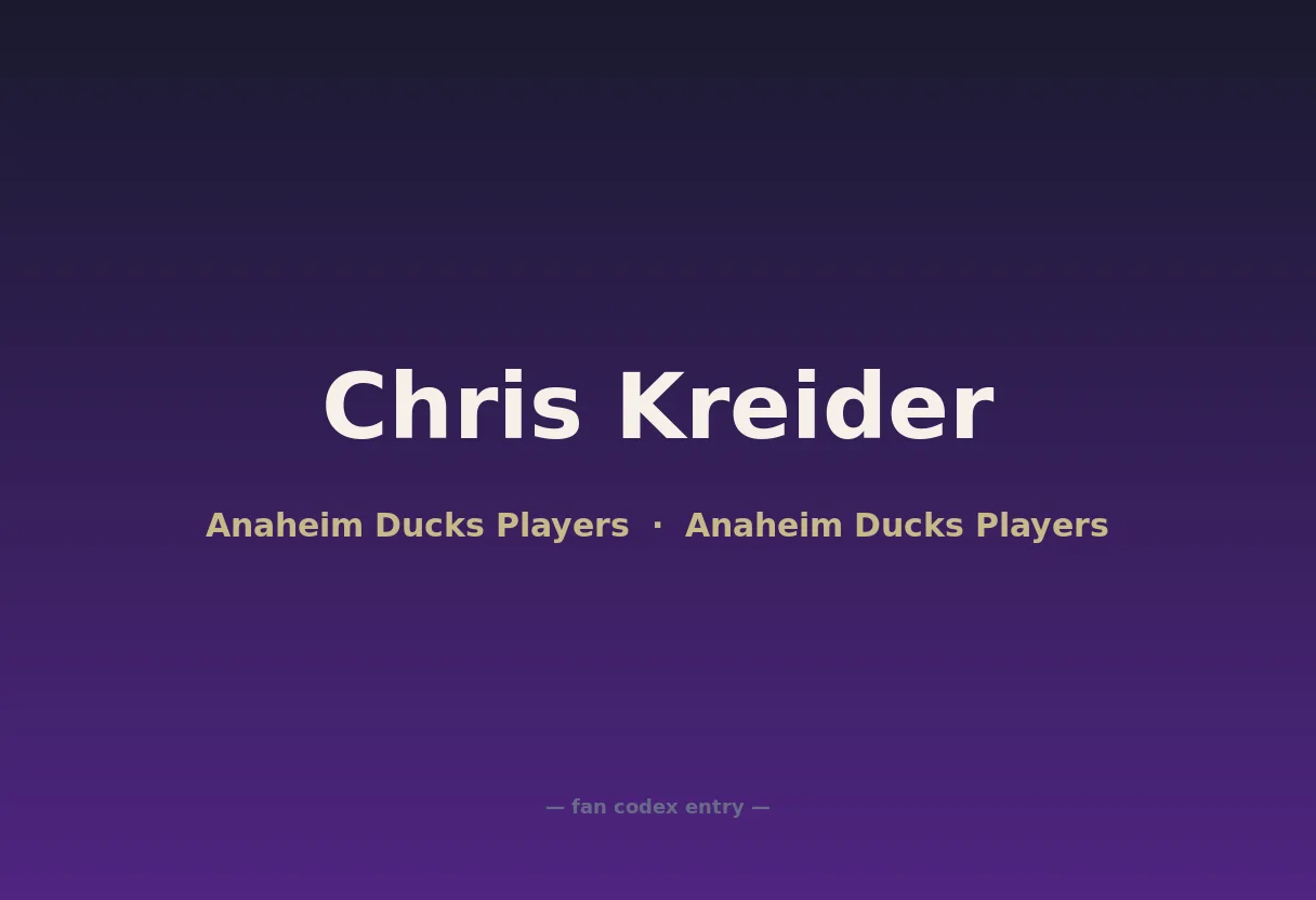 Chris Kreider