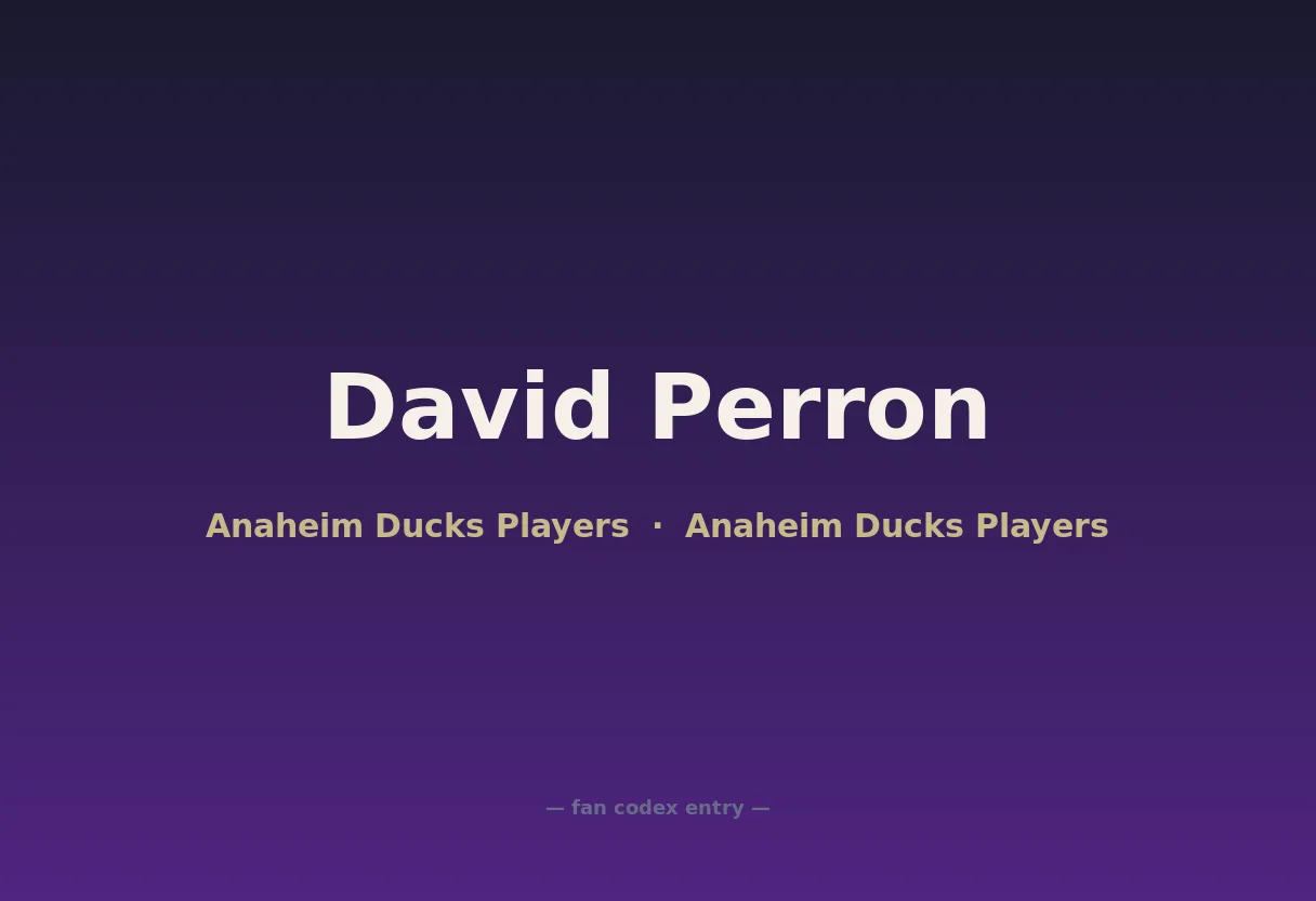 David Perron