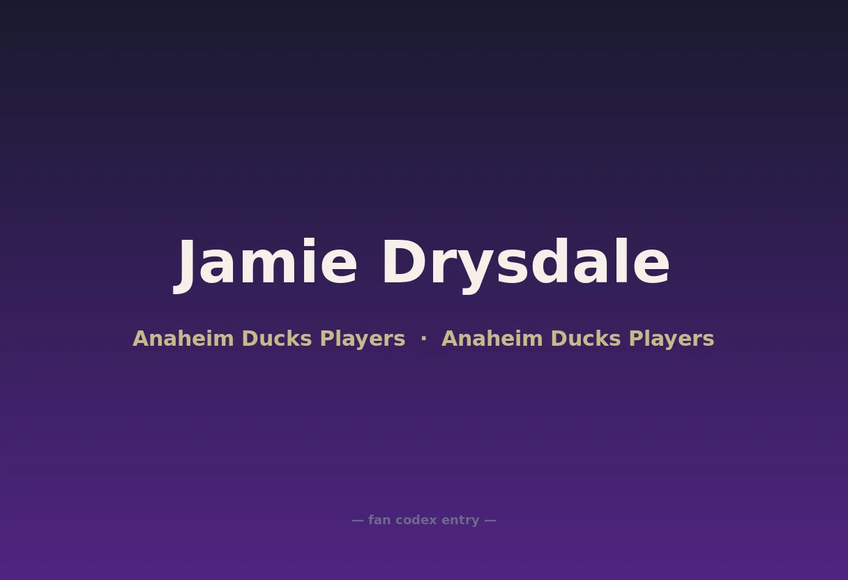 Jamie Drysdale