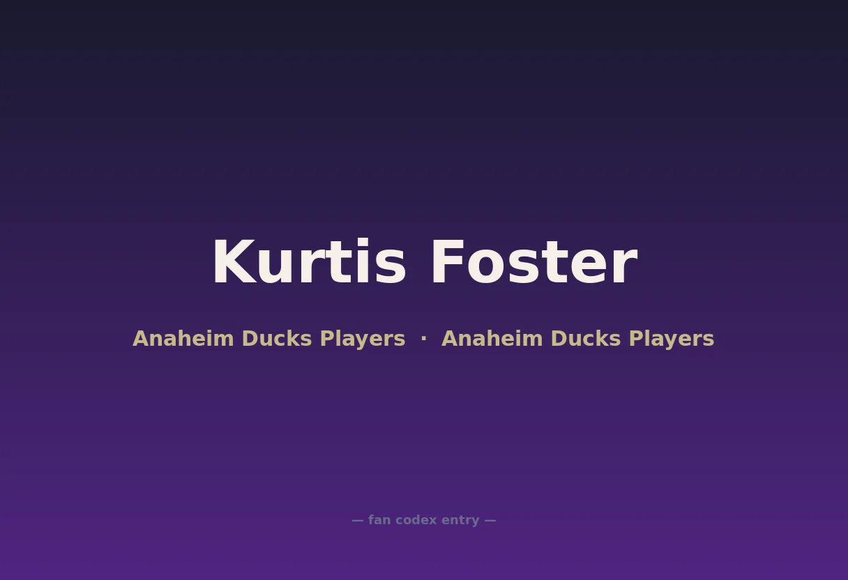 Kurtis Foster