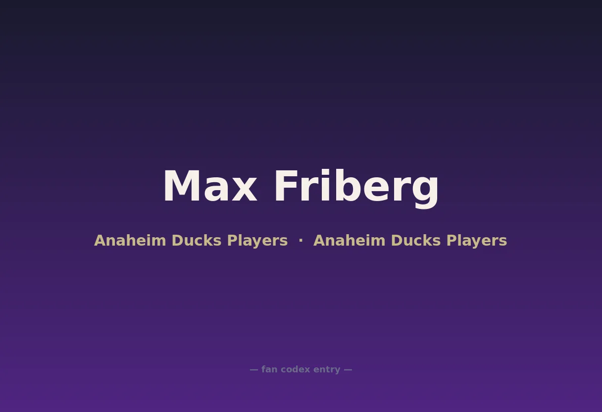 Max Friberg