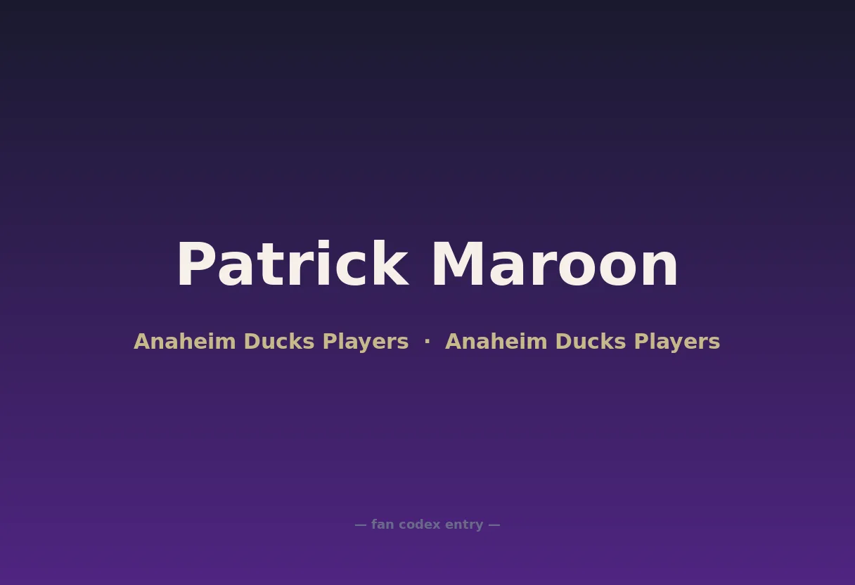 Patrick Maroon