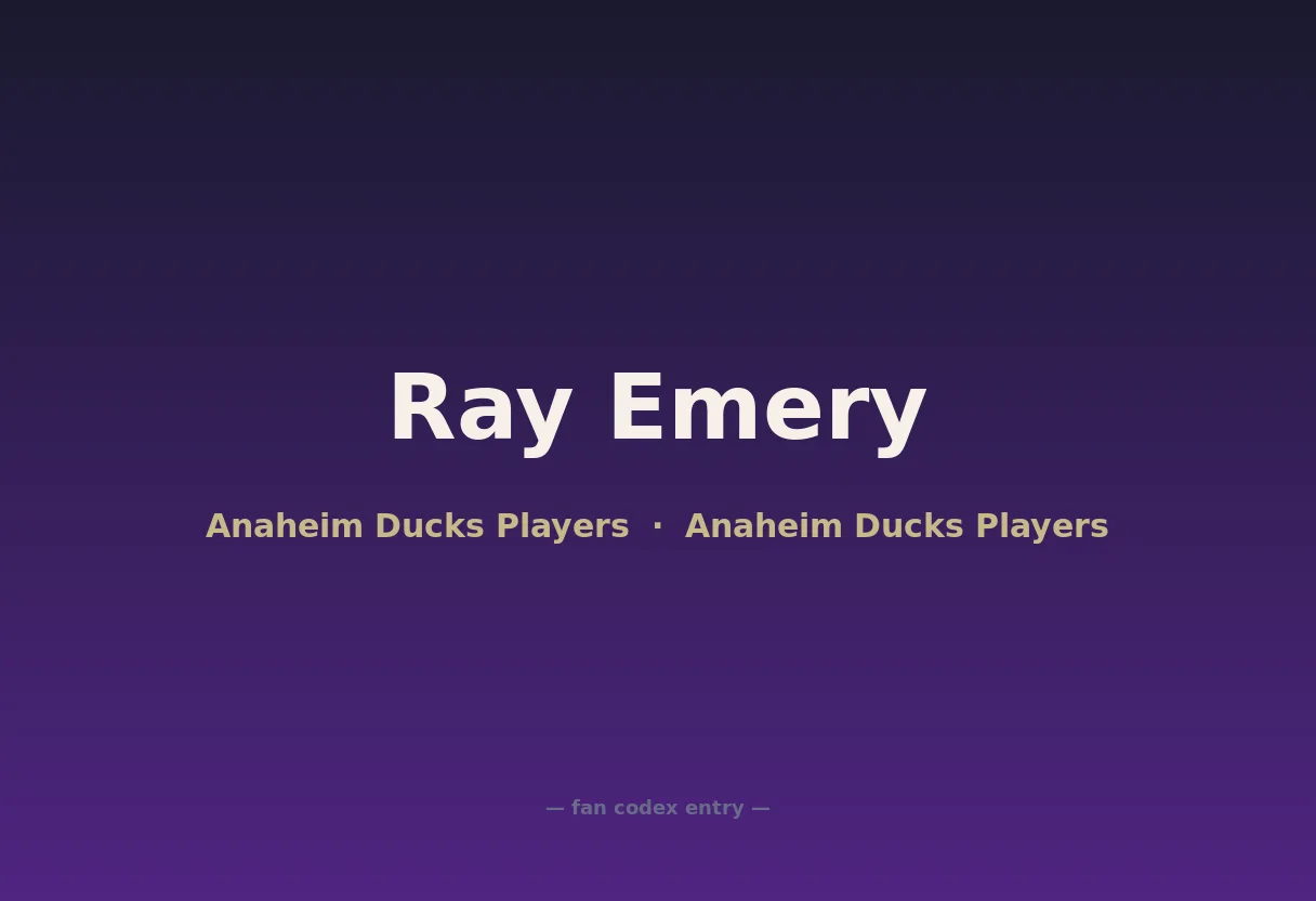 Ray Emery